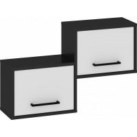 Sienas plaukts BOSS-08 2D, Melns/Balts